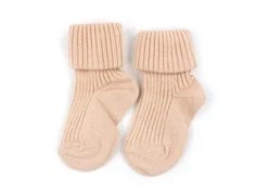 MP peach pink strømper bomuld (3-pack)